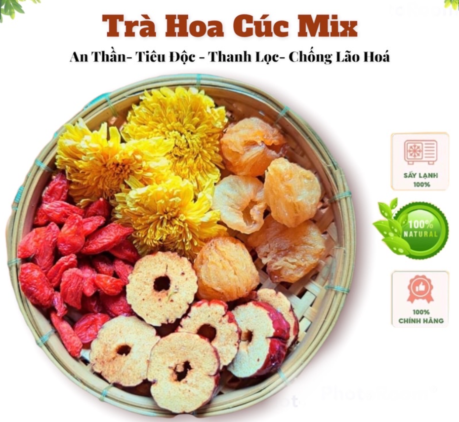Trà thảo mộc các loại tự nhiên set 30 gói list 3