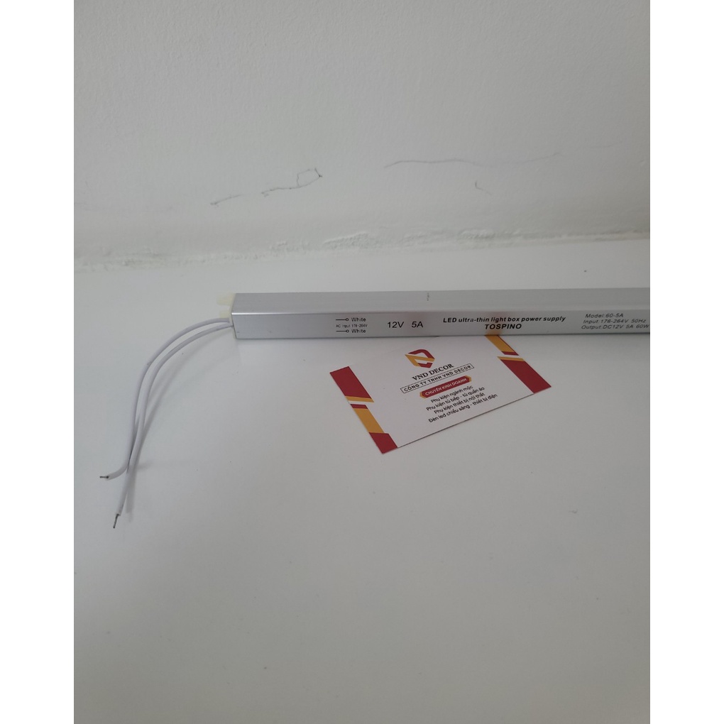 Nguồn đũa 12V-5A dùng cho led dây