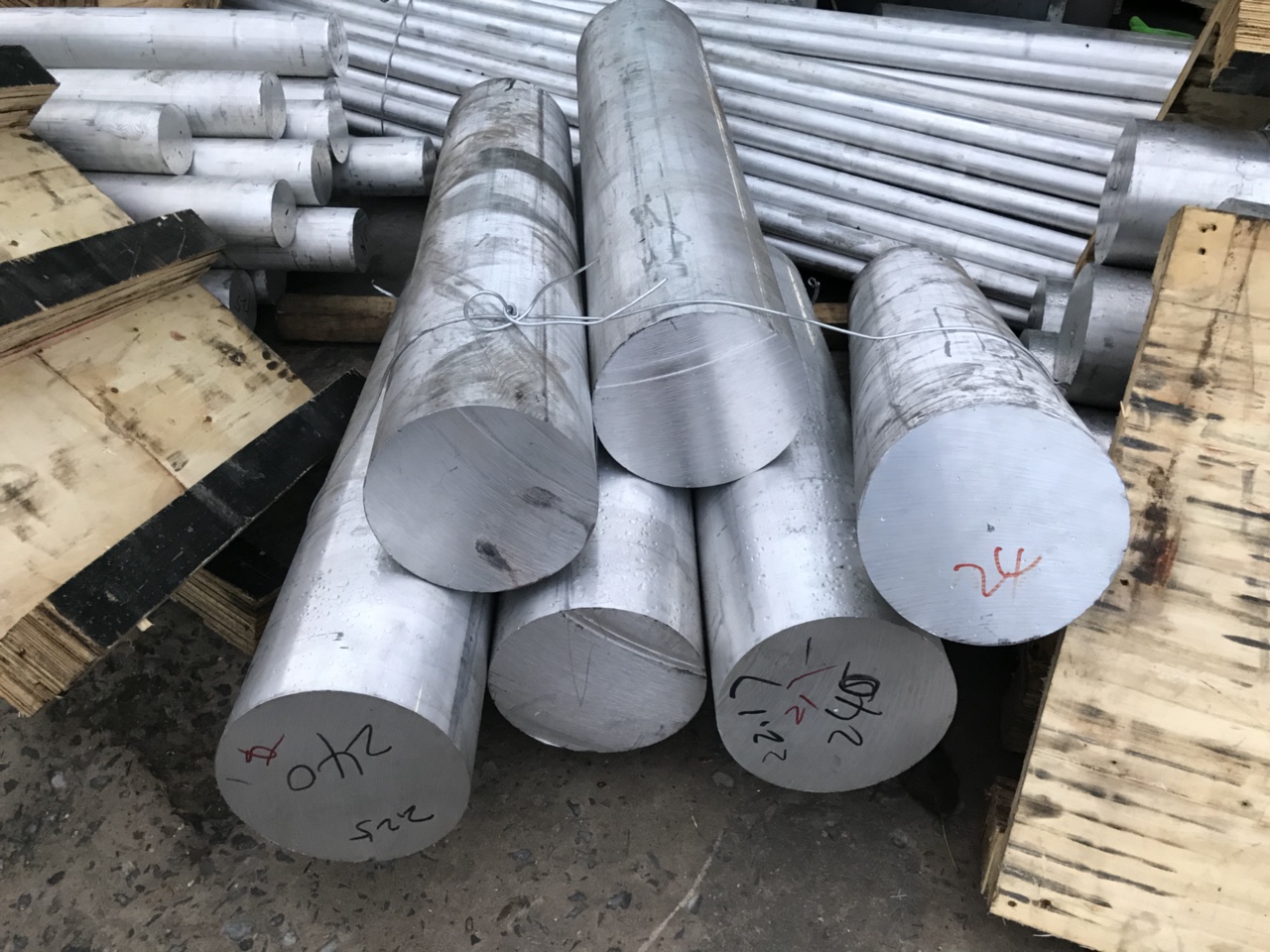 5 đoạn nhôm đặc D8mm dài 1m