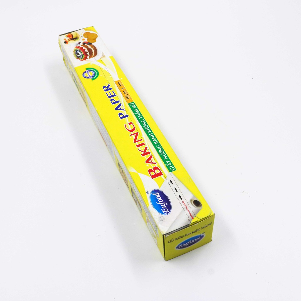 Giấy Nến/Giấy Lót Nướng Bánh Không Thấm Mỡ Eufood 30cm*5m