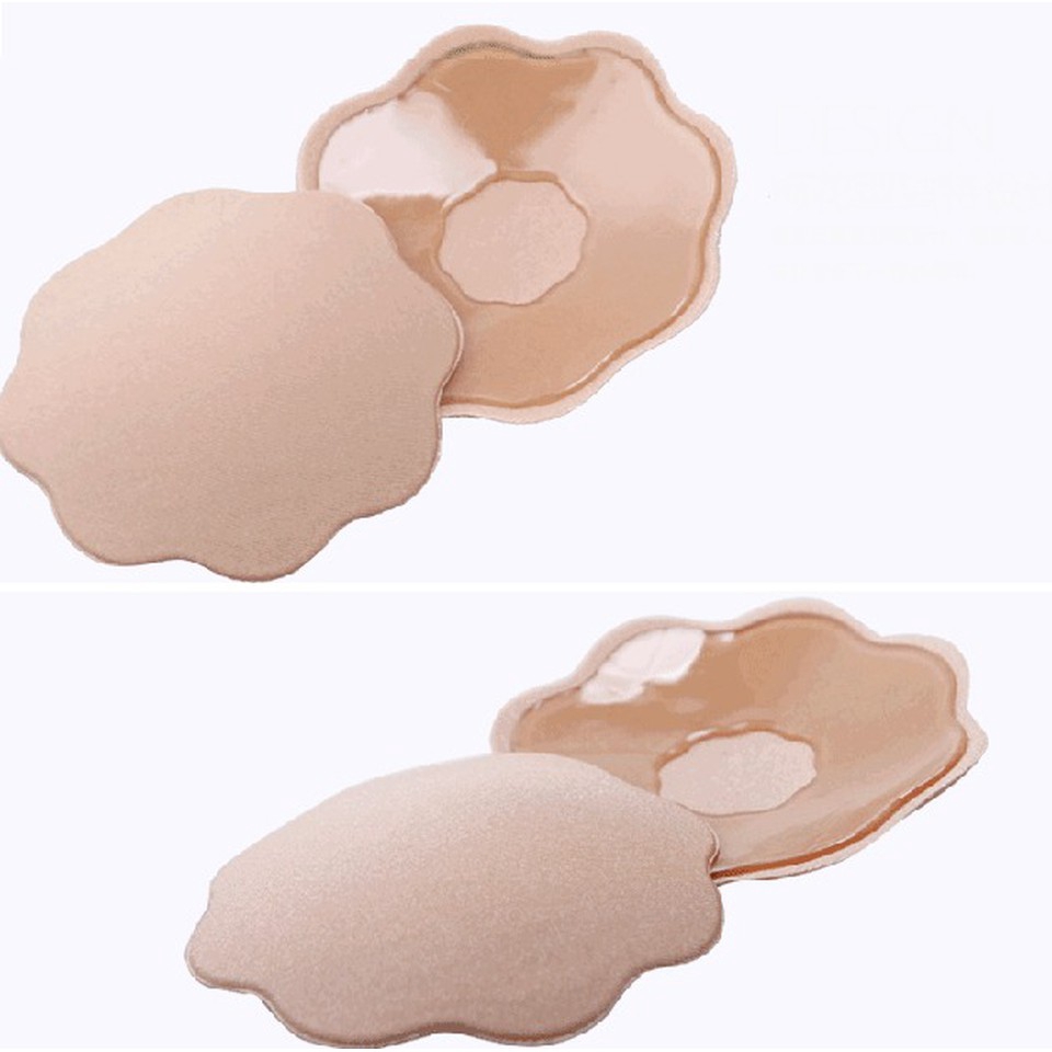 Combo 2 Miếng dán nhũ hoa silicon bọc vải