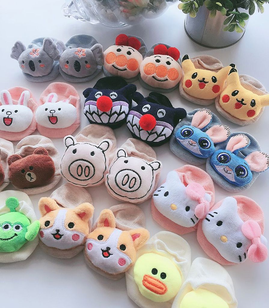 Tất mặt thú 3D ngộ nghĩnh cho bé