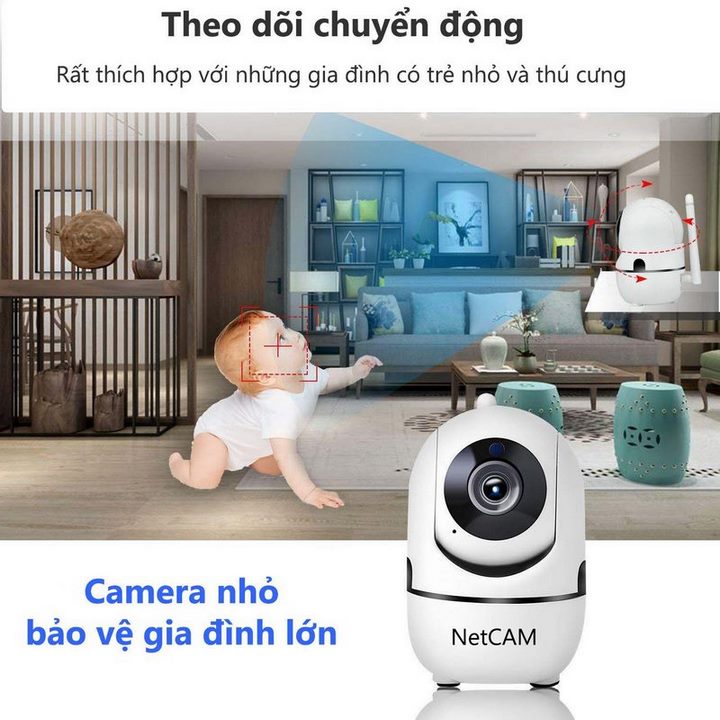 Camera IP Wifi Netcam NR02 1080P - Bảo Hành 1 Đổi 1