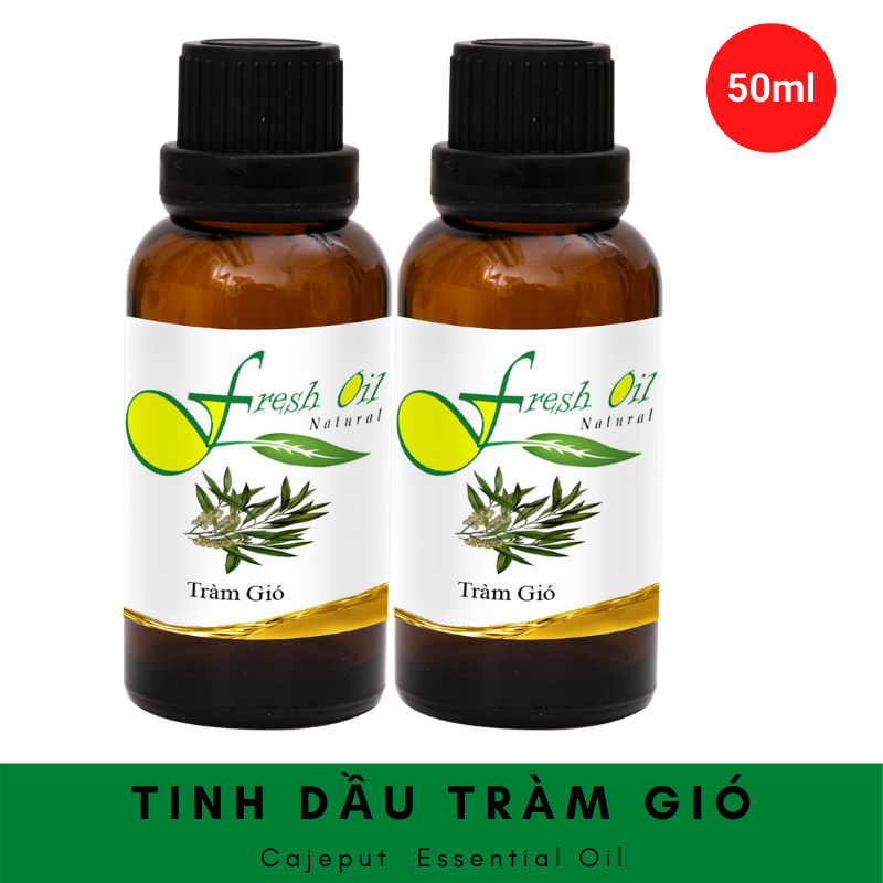 [HCM][Mua 1 tặng 1]Tinh Dầu Tràm Gió Cajuput 50ml