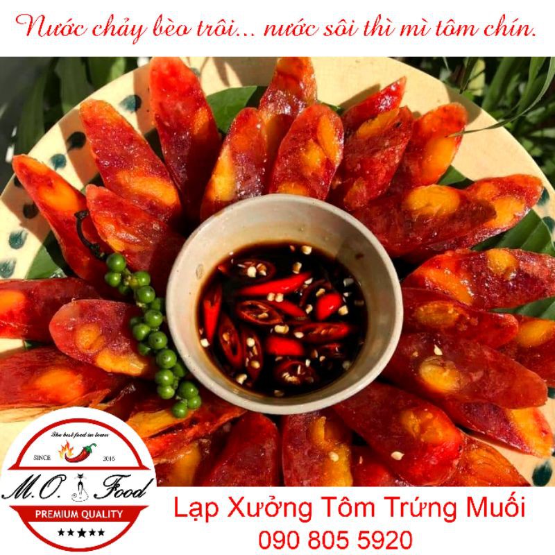 Lạp Xưởng Tôm Trứng Muối