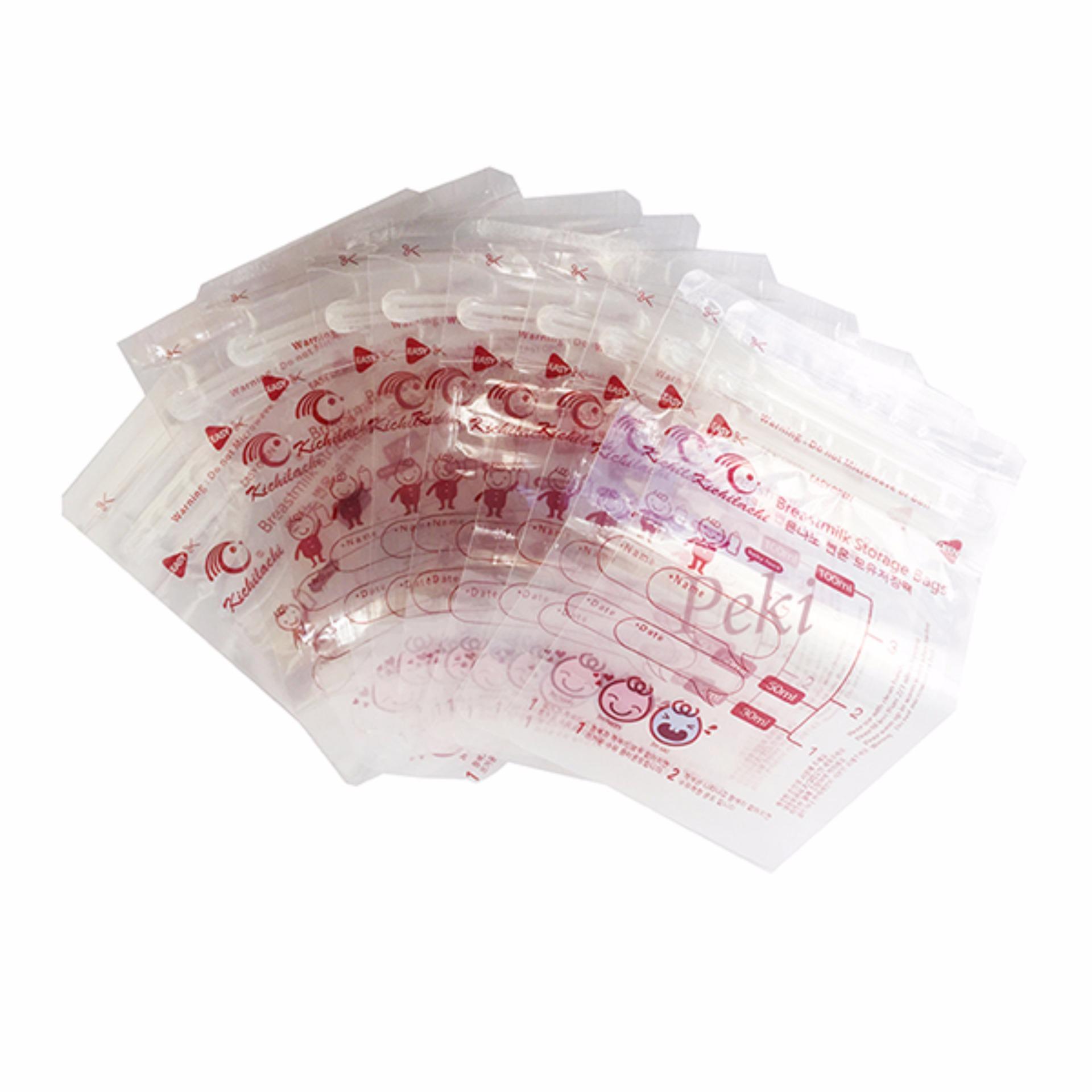 TÚI TRỮ SỮA KICHILACHI 100ML NHẬT(HỘP 30 TÚI)