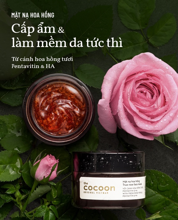 Mặt Nạ Hoa Hồng Cocoon True Rose Face Mask 100ml