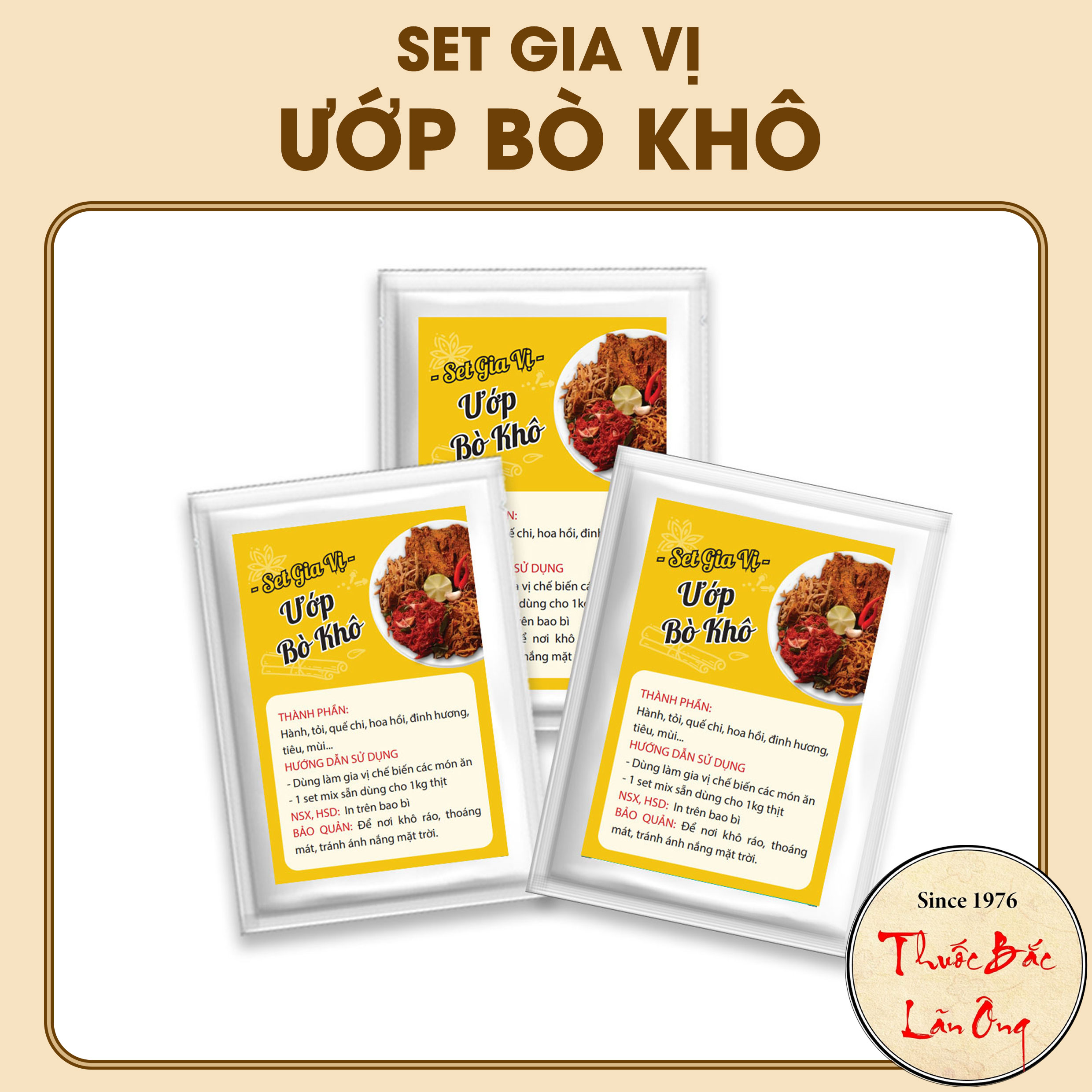 Gia vị nấu bún bò Huế