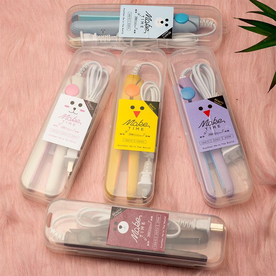 [HCM][CAO CẤP] MÁY ÉP DUỖI TÓC MINI - MÁY DUỖI TÓC KITTY MINI MAKE TIME