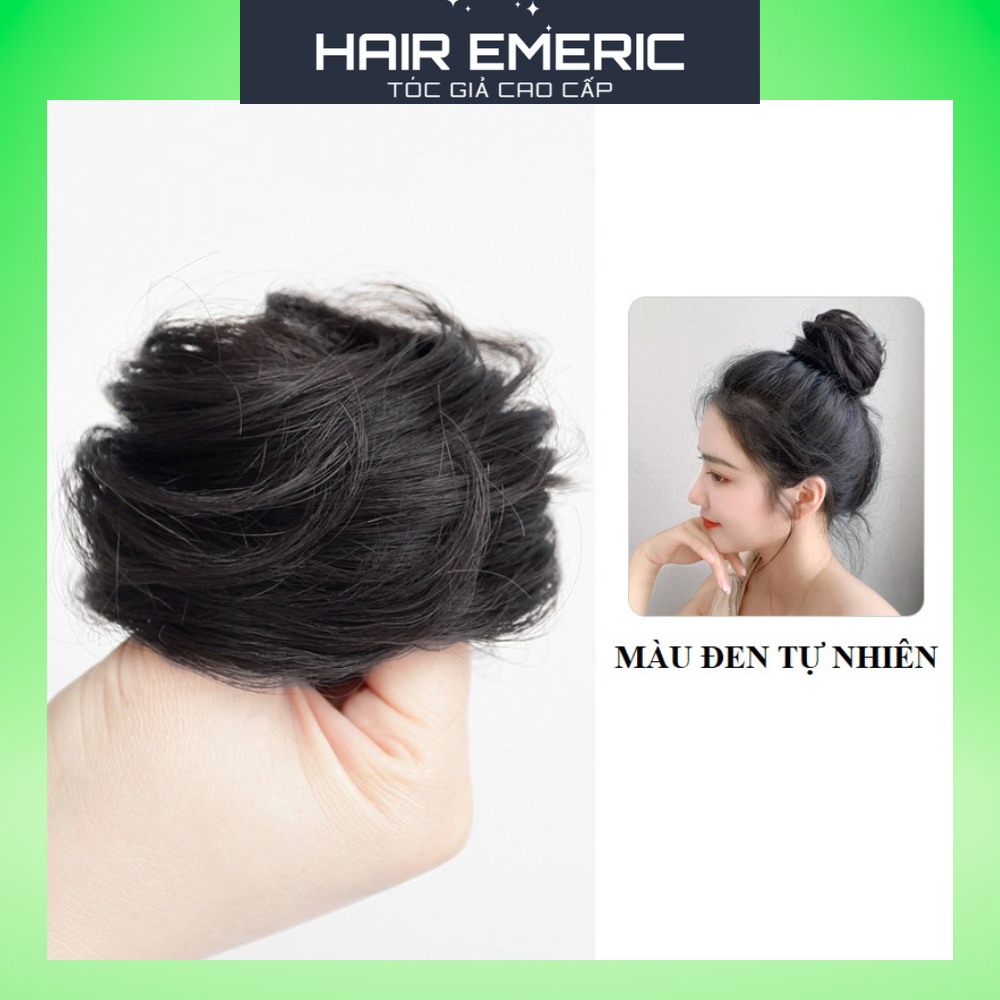 Tóc giả búi tròn thời trang dành cho nữ Emeric