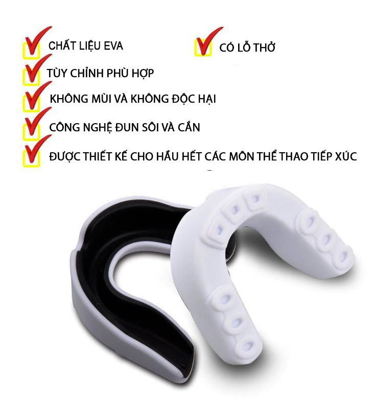 [HCM]Bảo vệ răng chơi boxing thể thao mềm dẽo #BVR2