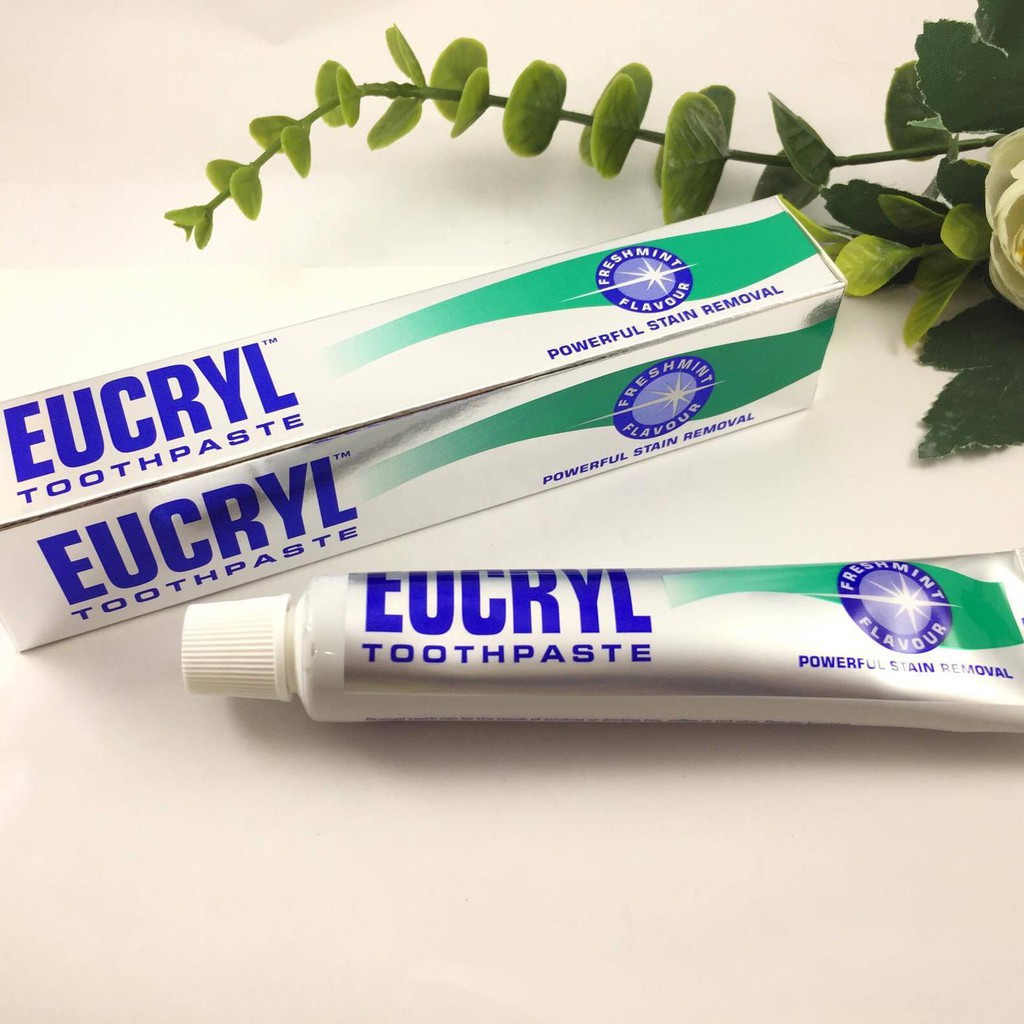 Kem đánh răng làm trắng Eucryl 50ml Toophpaste