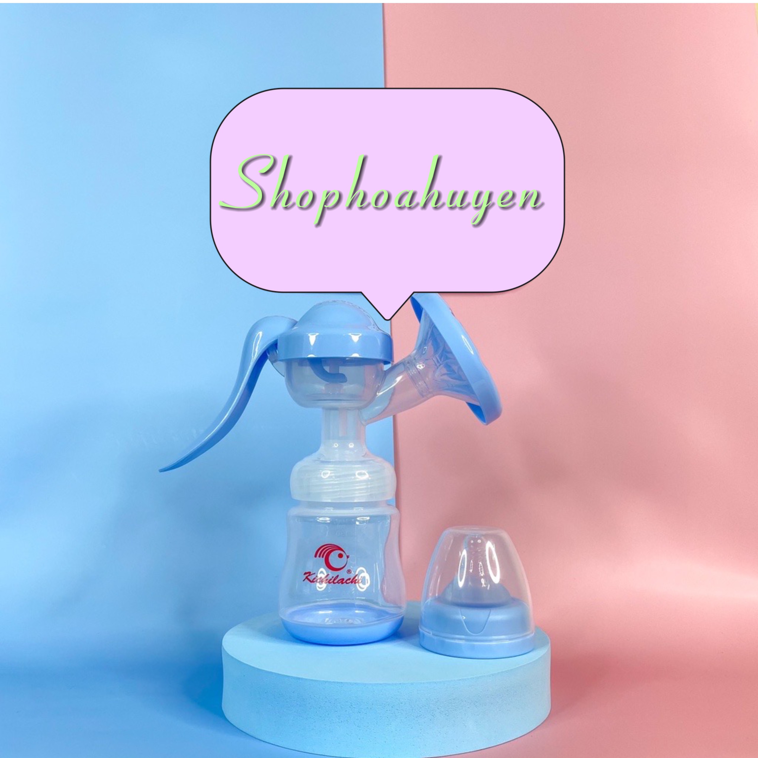 Máy hút sữa cầm tay kichilachi, bình vắt sữa cho bé