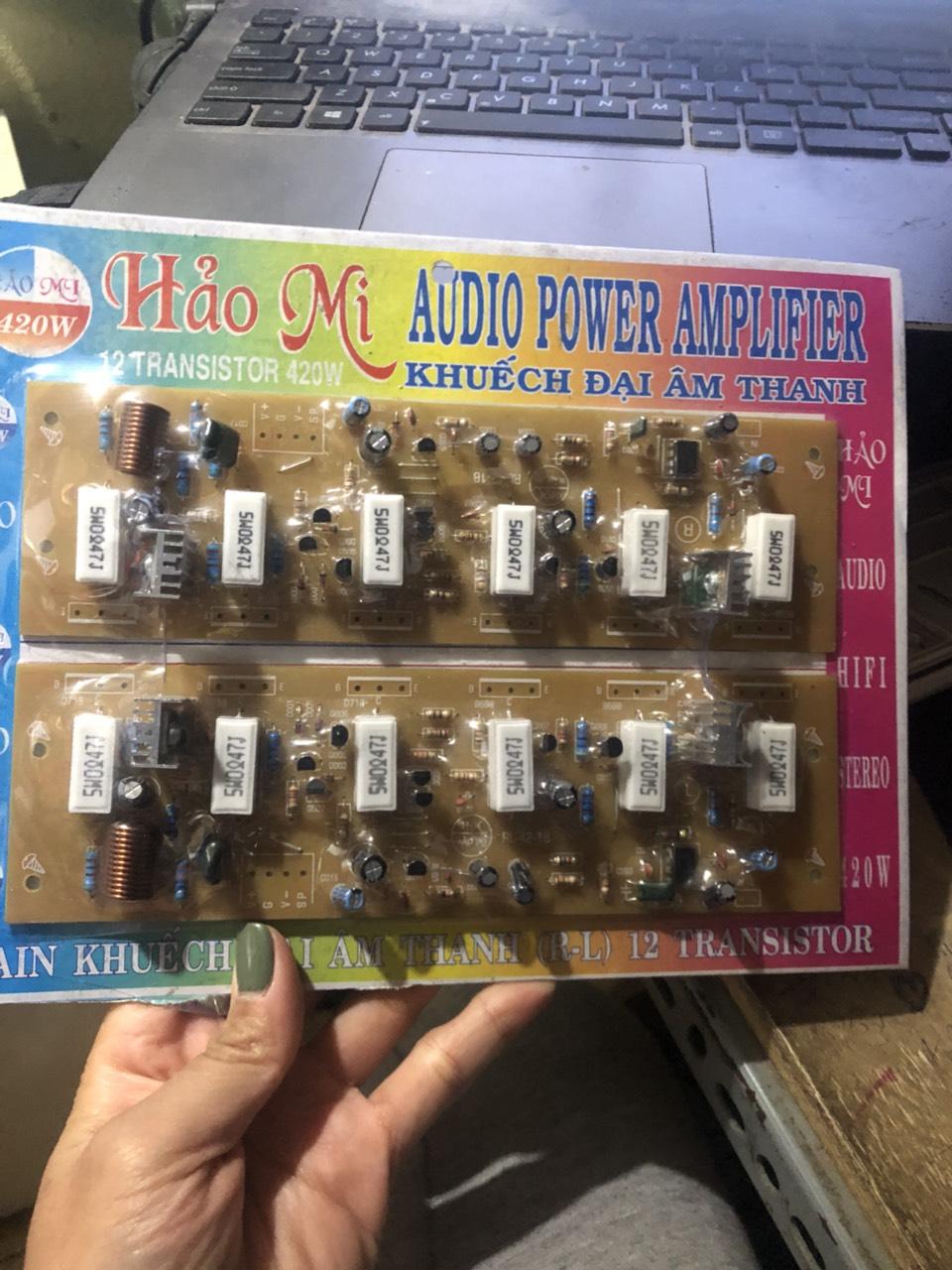 bo công xuất âm thanh 12 sò 420w