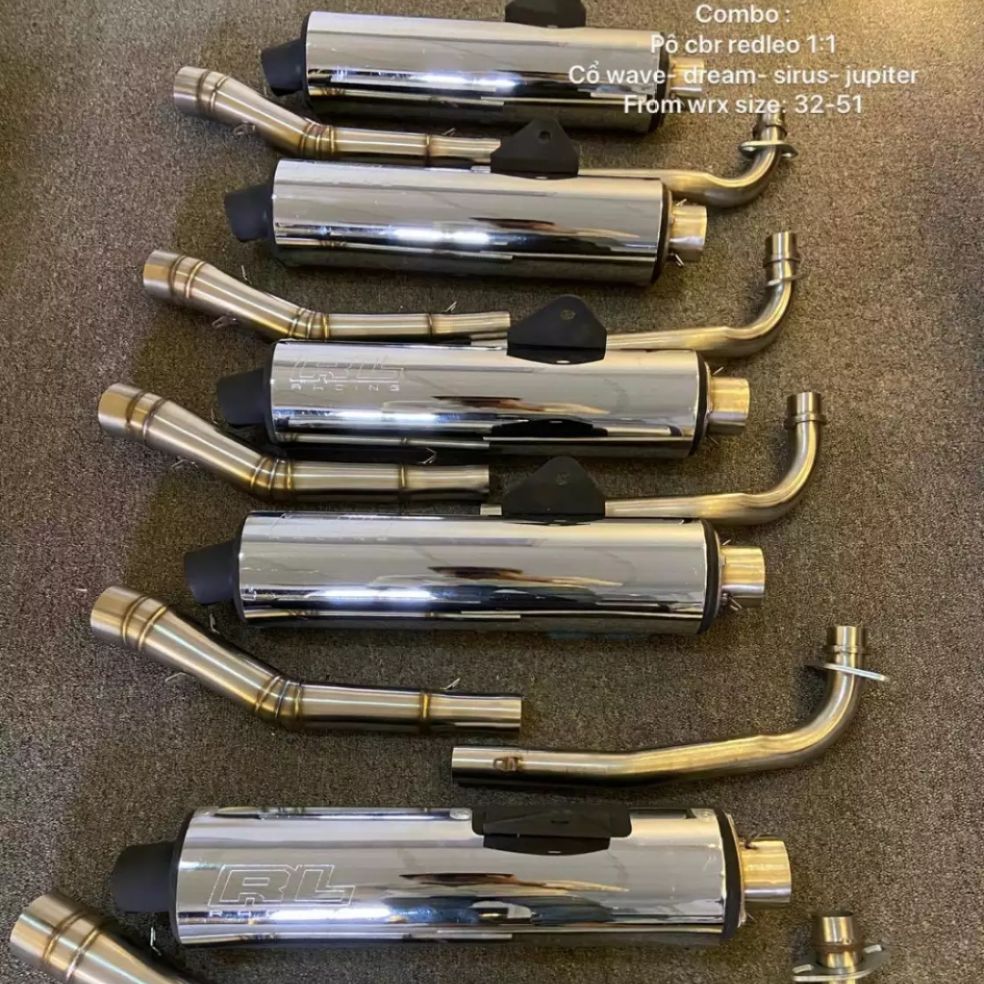 pô cbr redleo cổ cong drema Wave sirius rc