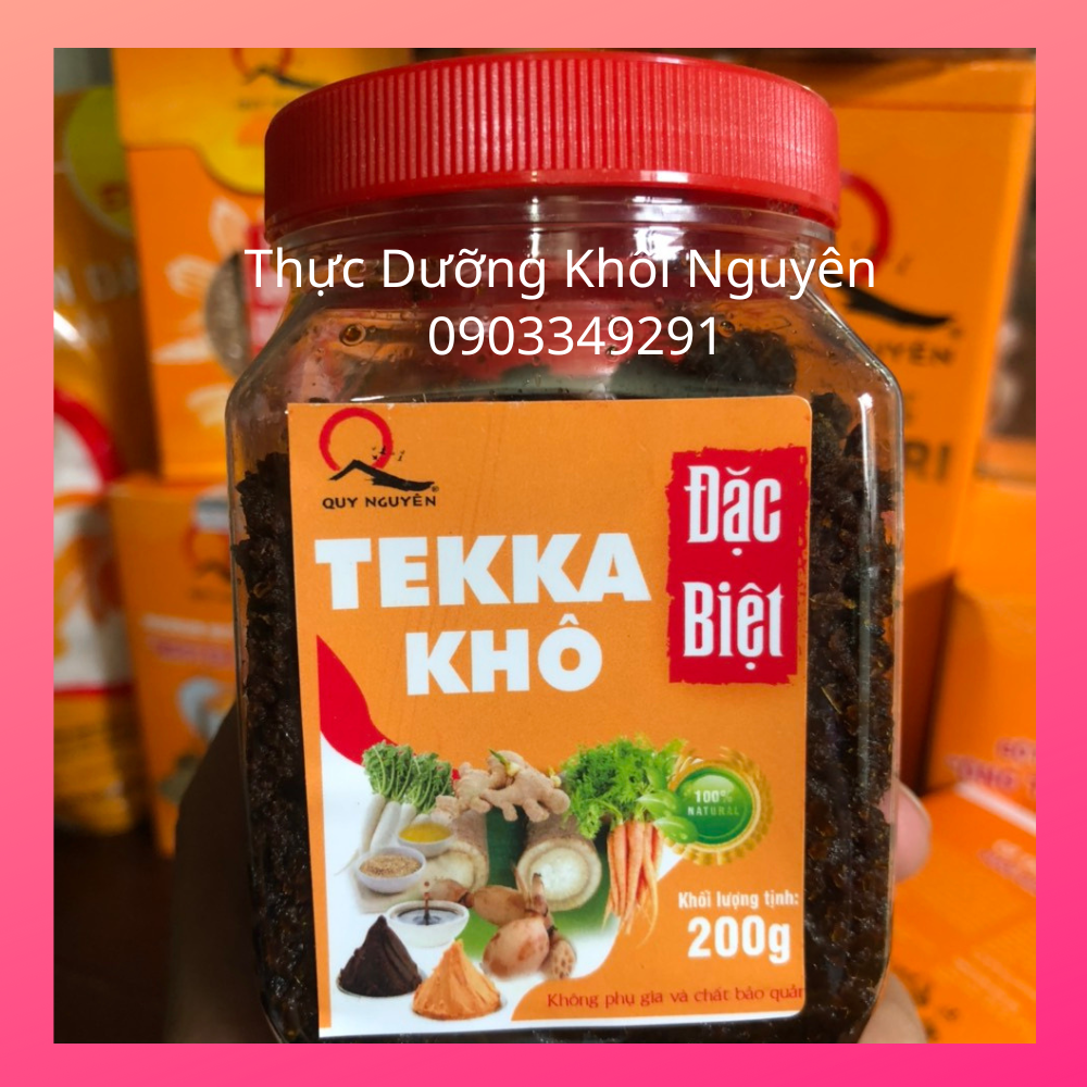 Tekka khô Quy Nguyên (loại đặc biệt) hũ 200g - chùa Long Hương