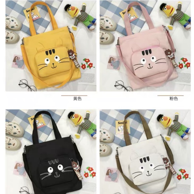 TOTE ĐEO 2 kiểu - TÚI HỘP MÈO