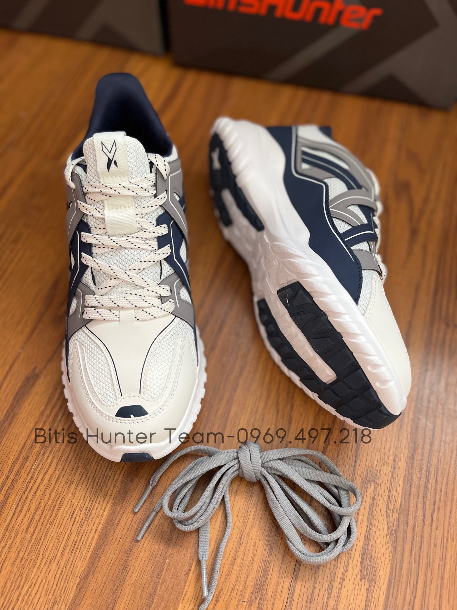 Giày Thể Thao Nam Cao Cấp Bitis Hunter X Multi-Layer -DSMH02800TRG