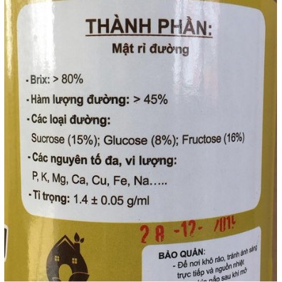 Mật Rỉ Đường Sfarm Chai 1 LíT
