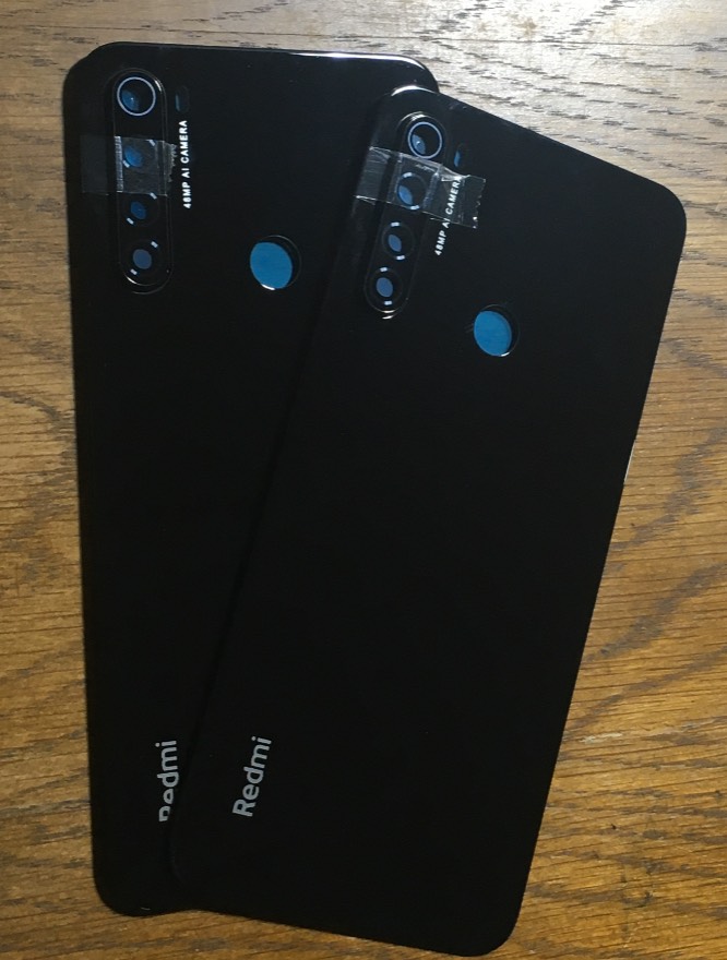 NẮP LƯNG XIAOMI REDMI NOTE 8 MÀU ĐEN