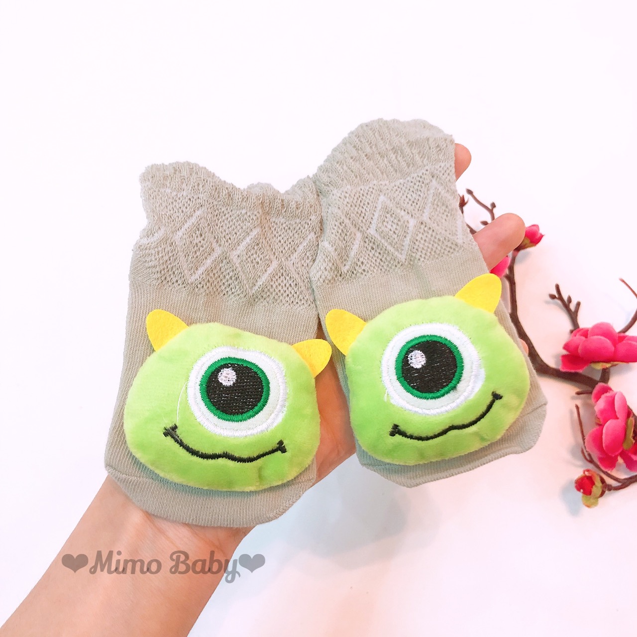 Tất lưới đùi hình thú cho bé (0-12m)