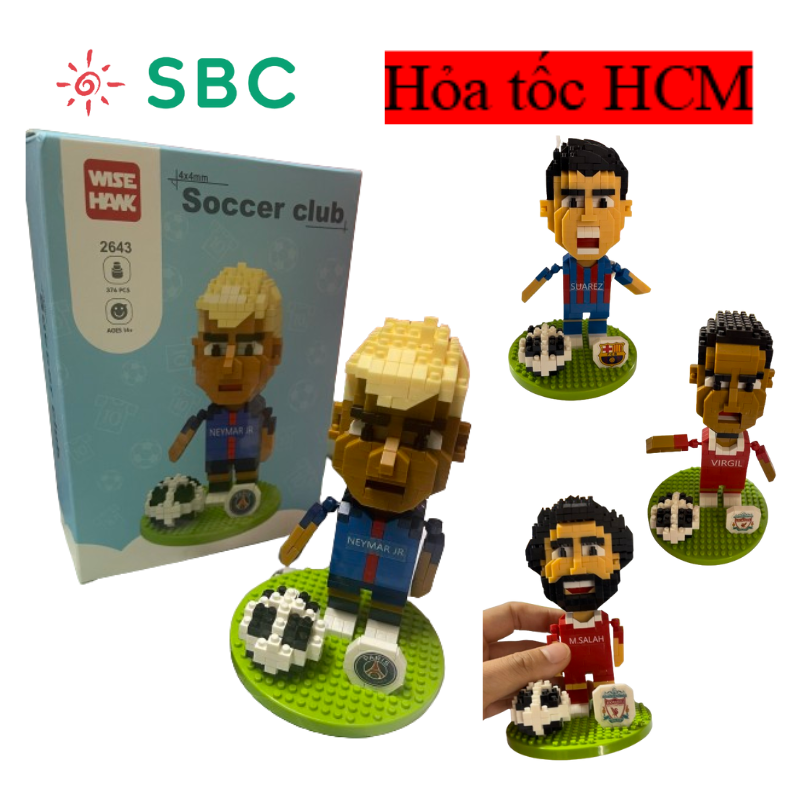 Đồ chơi mô hình - Mô hình cầu thủ bóng đá lắp ráp sẵn