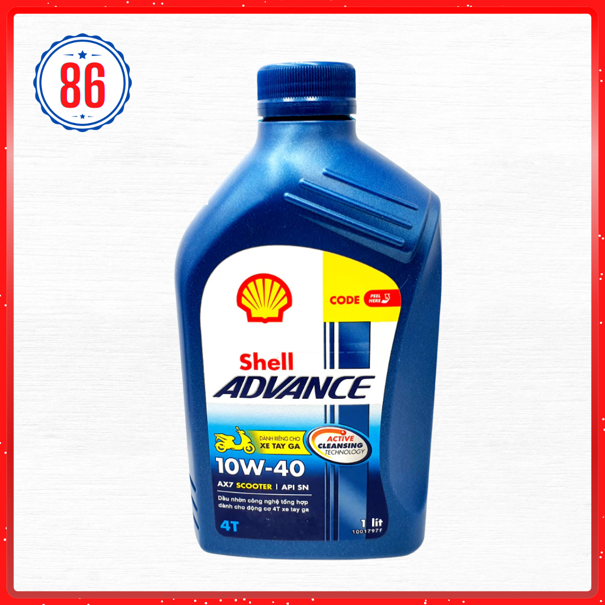Nhớt xe tay ga cao cấp Shell Advance AX7 Scooter