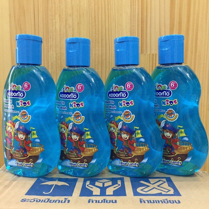 Dầu Tắm Gội Trẻ Em Kodomo 6+ Thái Lan - 200ml