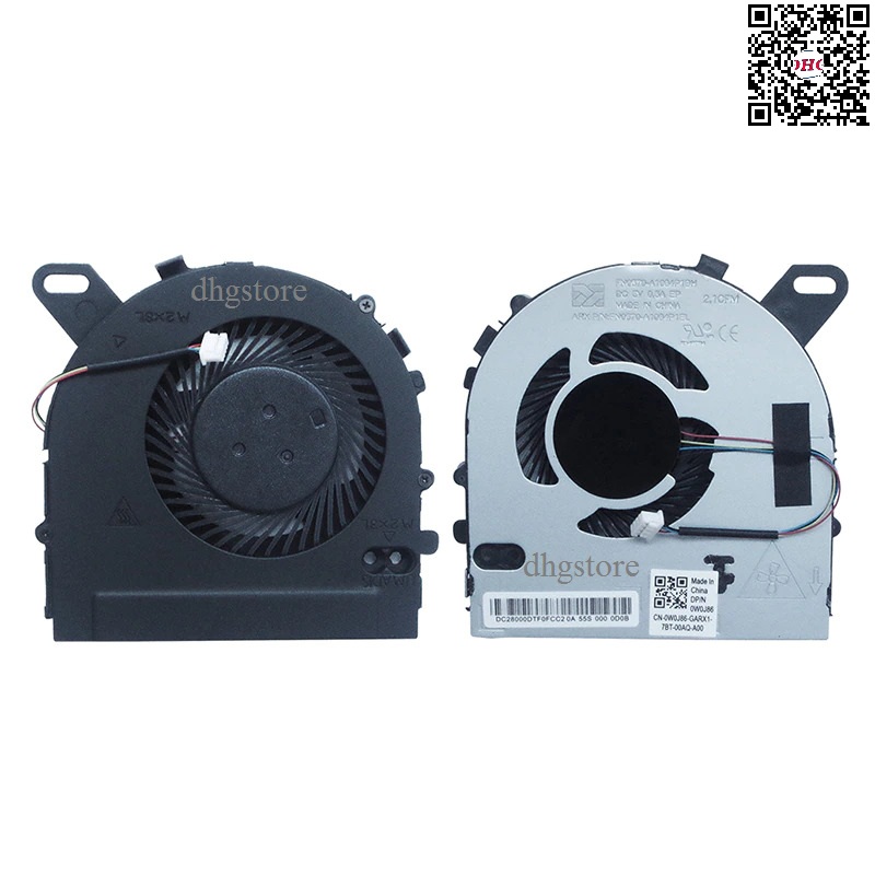 Fan cpu fan radiator laptop dell inpiron 15-7560 7572 vostro 5468 5568 v5468 v5568
