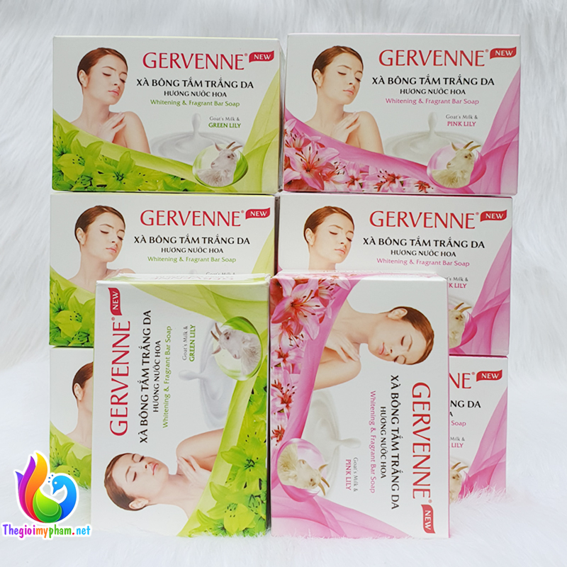 Combo 3 Cục Xà Bông Hương Nước Hoa Gervenne 120g