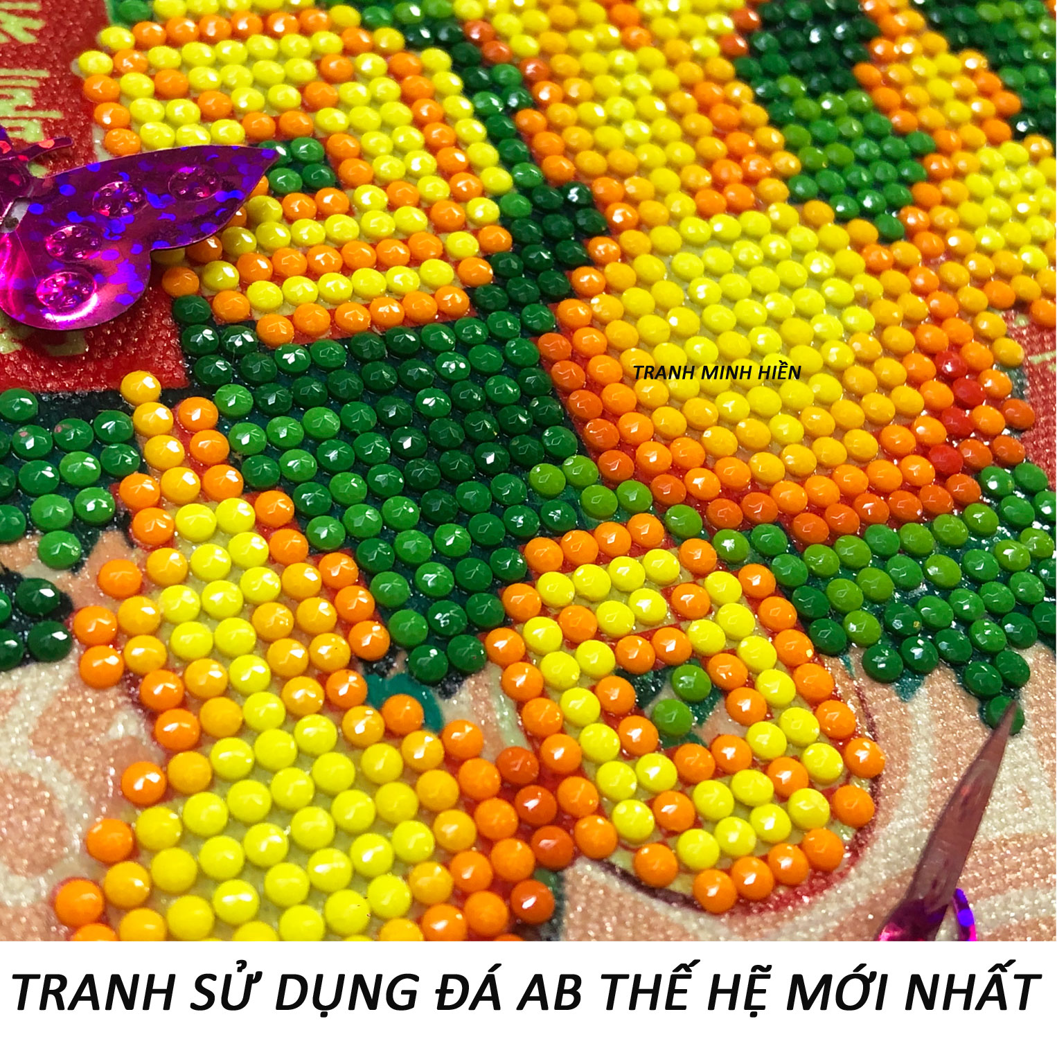Tranh Đính Đá 5D - Cây Kim Tiền Giàu Sang Phú Quý 39 (Kèm Quà Tặng) - Tranh Minh Hiền (TỰ ĐÍNH ĐÁ)