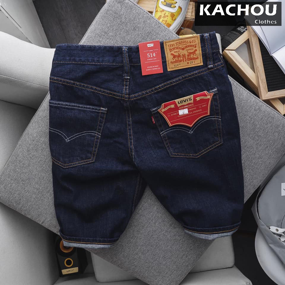 Quần short Jean nam Le.vis co dãn ( Size 28-36 ) cao cấp - KaChou