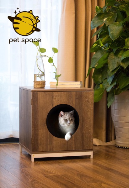 Nhà gỗ cho chó mèo petspace