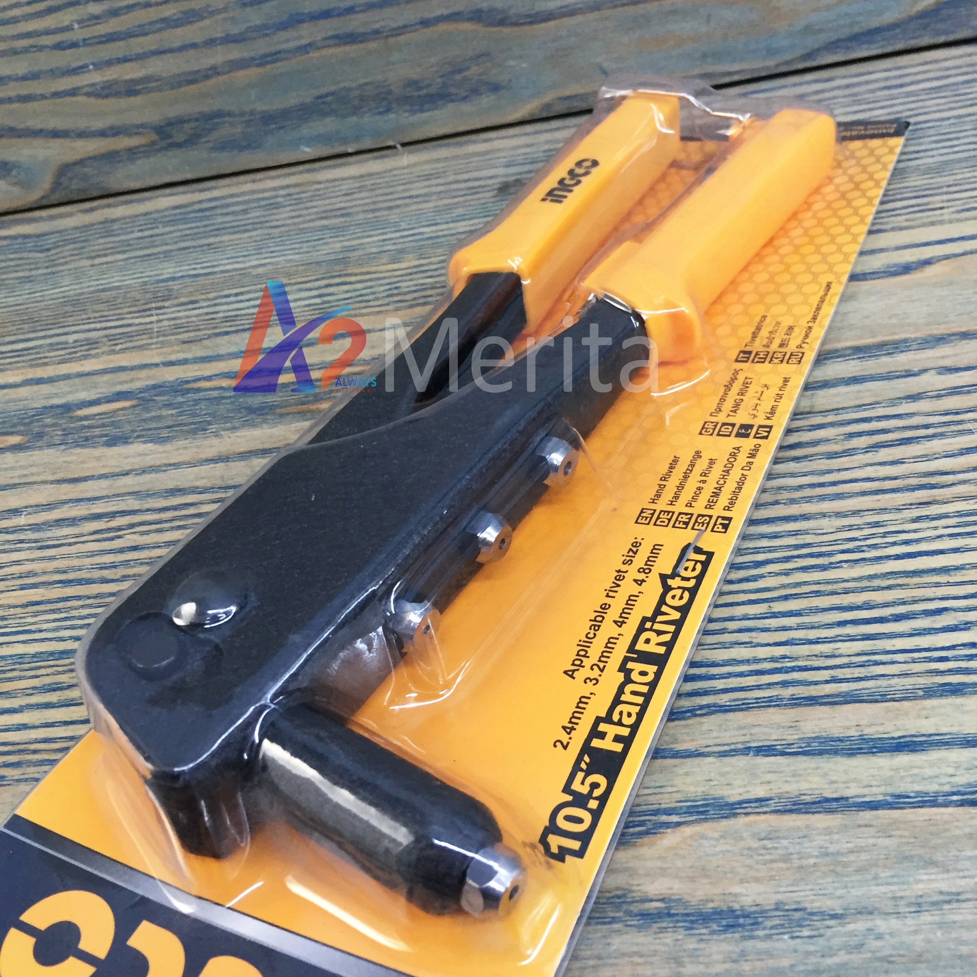 Kềm rút đinh rivet 2.4, 3.2, 4, 4.8mm INGCO HR104