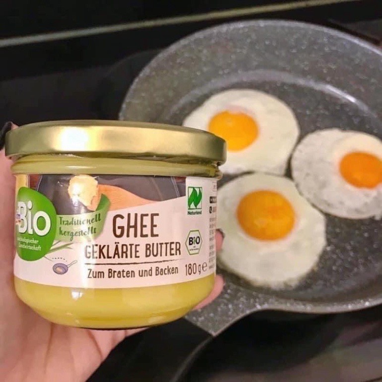 [Date T2/2025] Bơ ghee hữu cơ Đức DM BIO 180g cho bé 7m+
