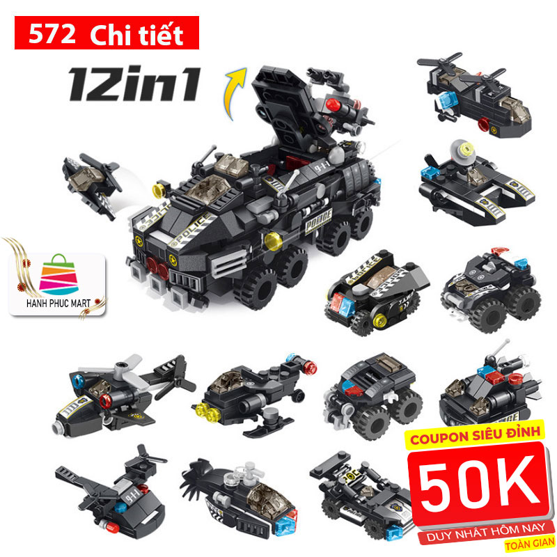 Block building toy -lego style - car cannon n-13020-1
