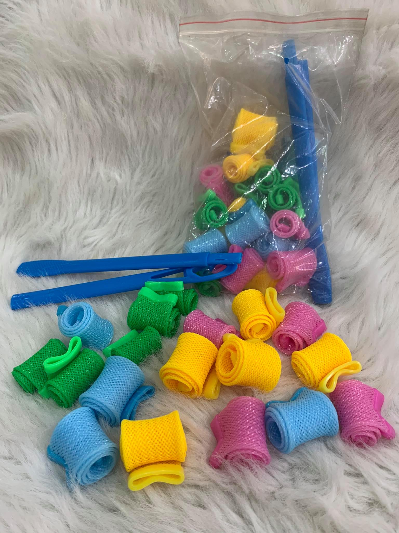 18 Lô Cuốn Tóc Ốc Sên Uốn Tóc Cúp, Xoăn Đuôi