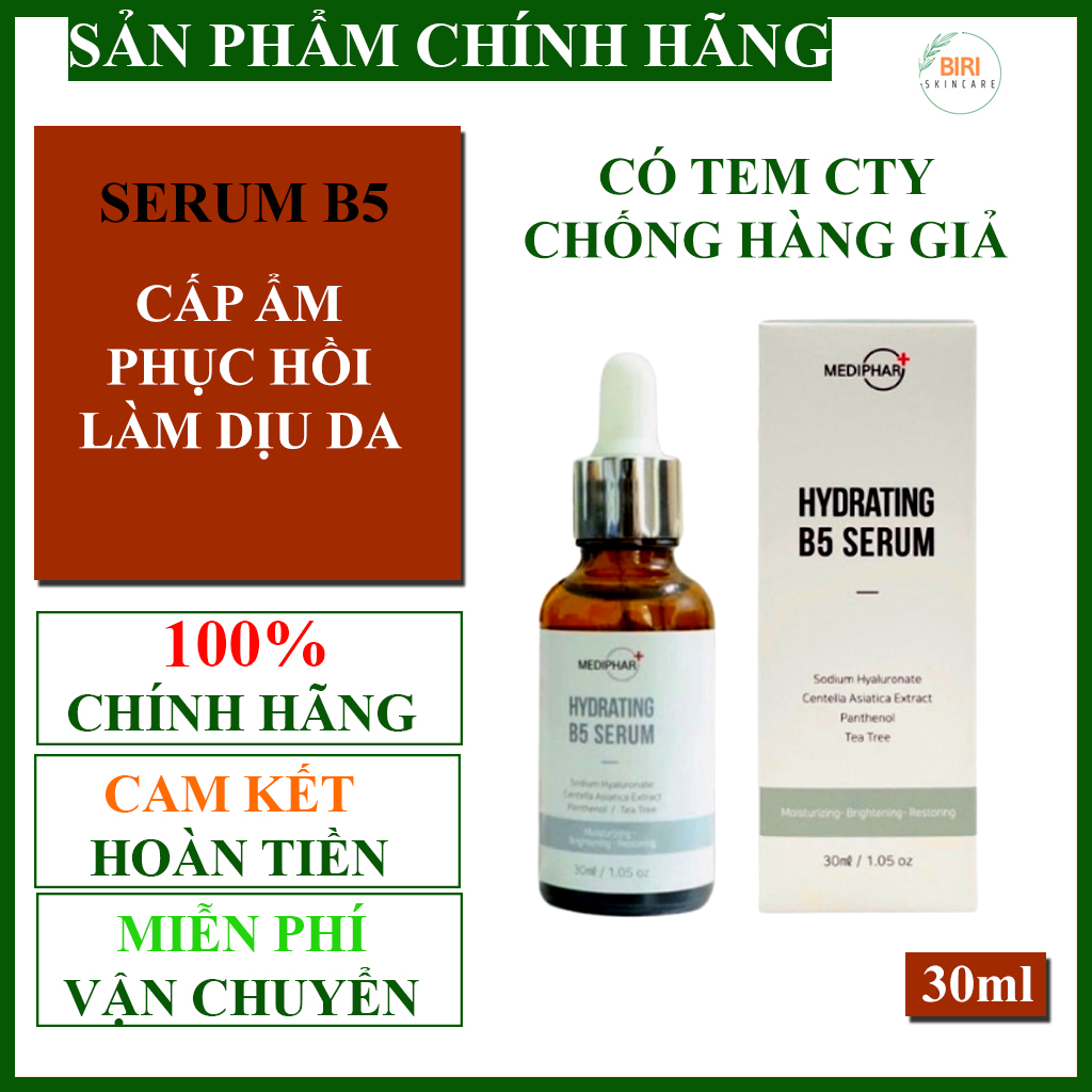 ✅[Chính Hãng] B5 Mediphar Serum B5 Cấp Nước, Phục Hồi Da MEDIPHAR 30ml