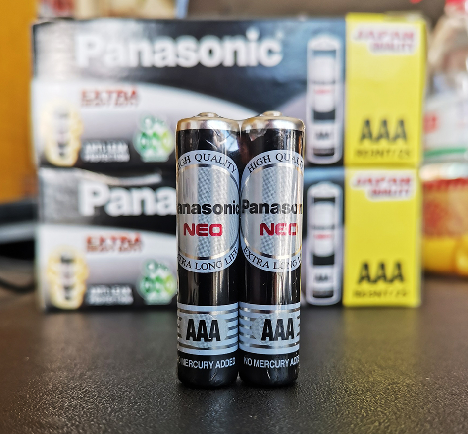 Pin AAA Panasonic R03NT/2S, Pin Panasonic Đen ( 30 Viên )