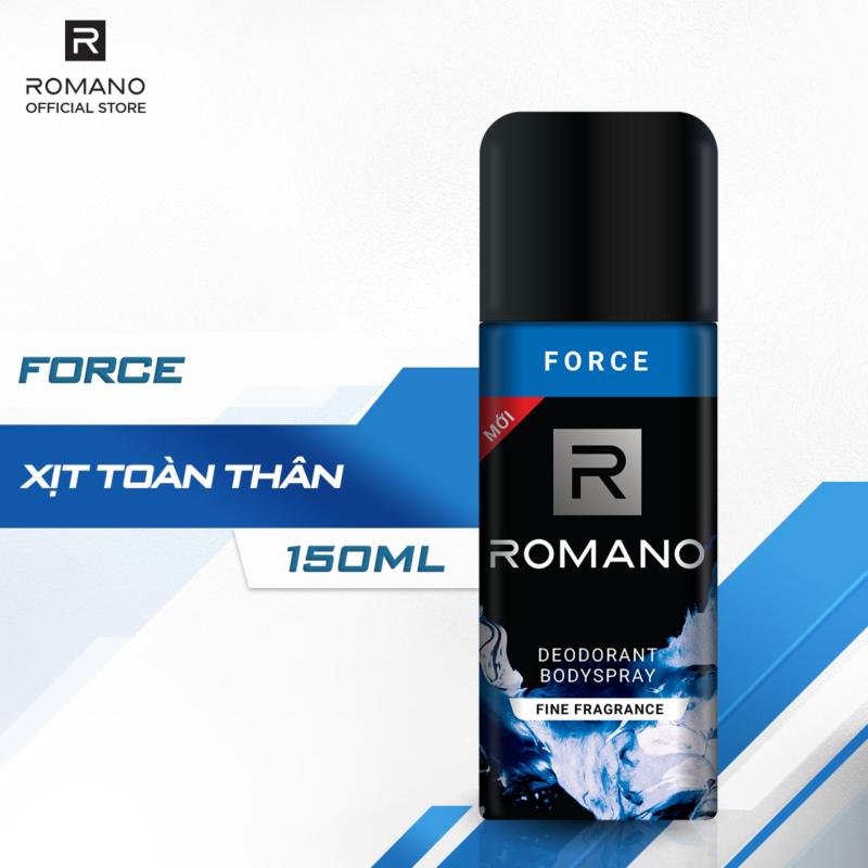 Xịt khử mùi toàn thân Romano Force 150ml cao cấp
