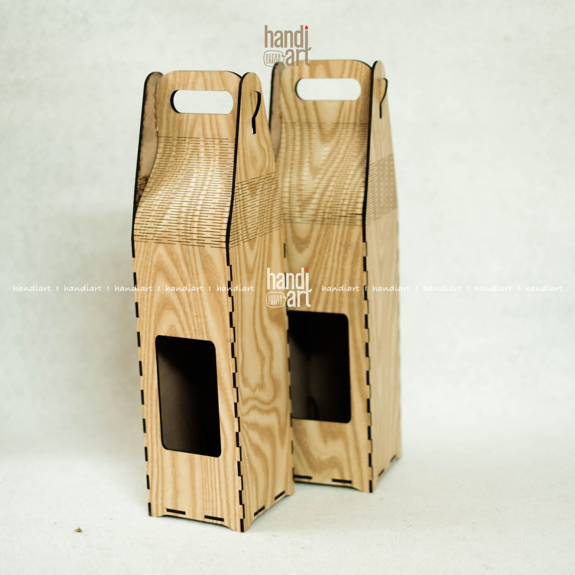 Hộp gỗ đựng chai quà tặng tết