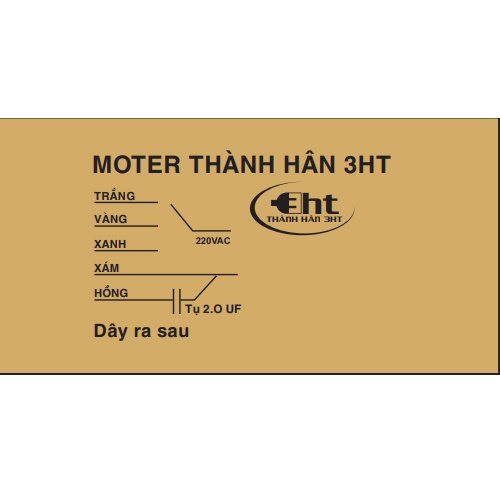 Moter quạt B4 - 47W / 220V
