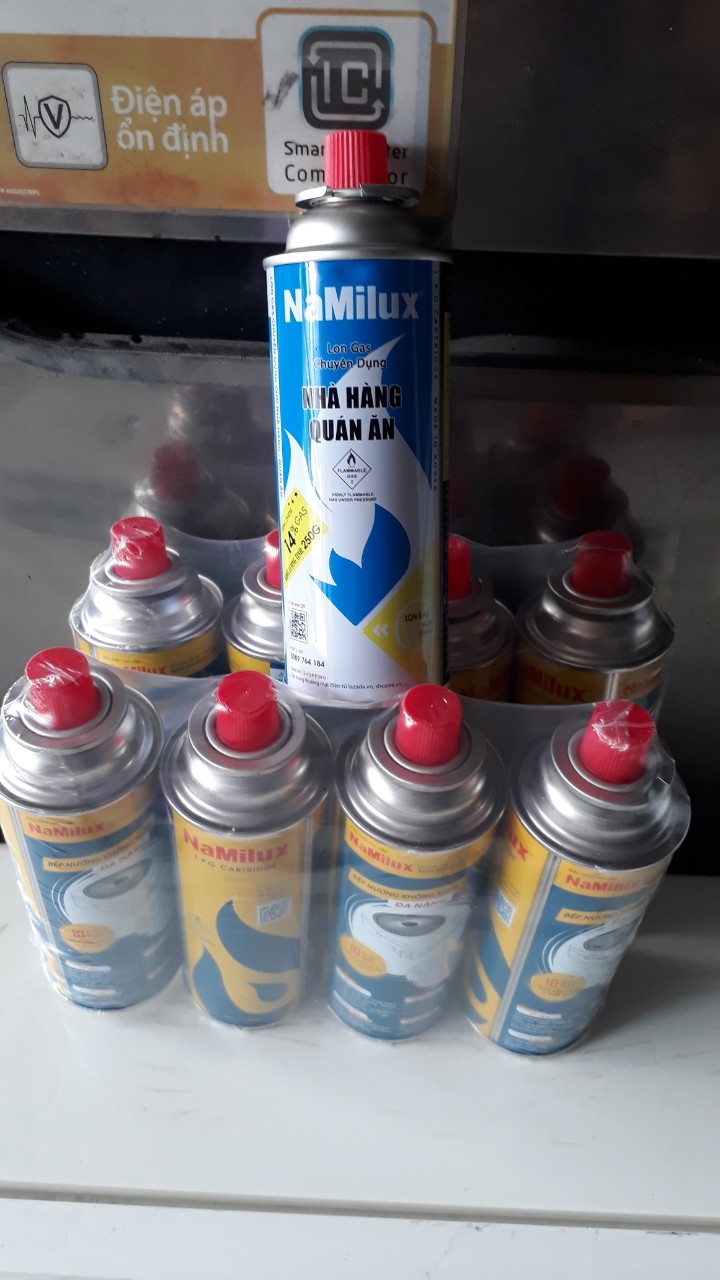Bình gas mini 250g NaMiLux