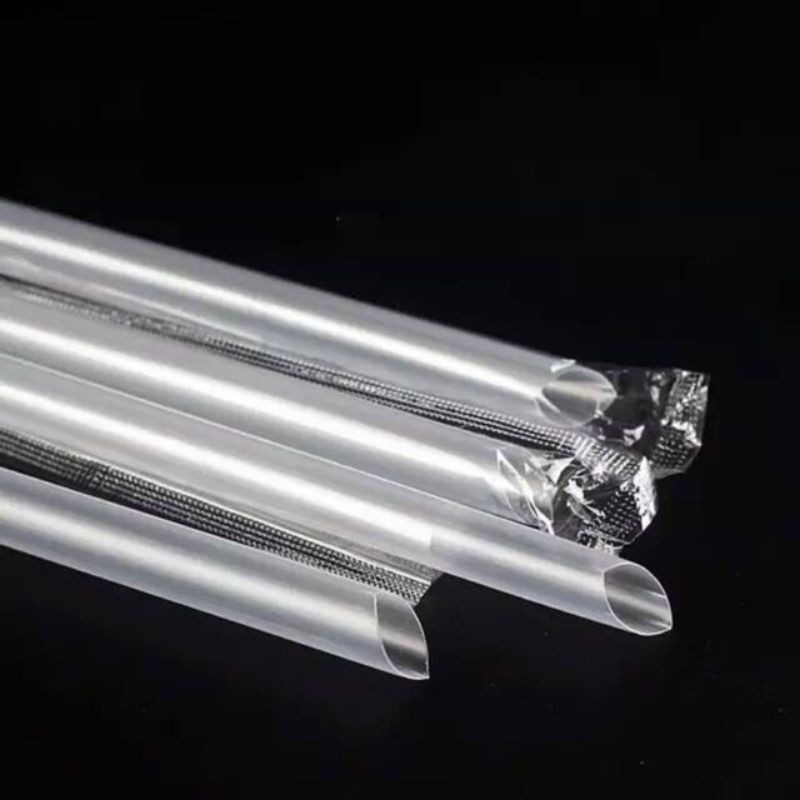Combo 10 Ống Hút Trắnng Có Màng Bọc