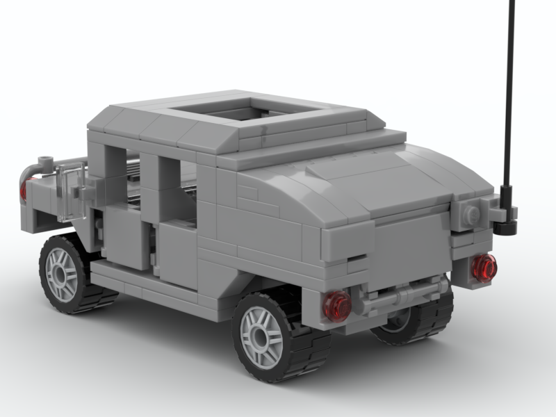 Le Go Đồ Chơi Lắp Ráp Moc Xe Cảnh Sát Humvee