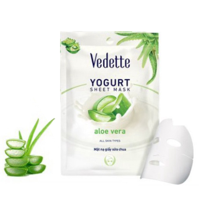 MẶT NẠ GIẤY SỮA CHUA VEDETTE NHA ĐAM 22ML