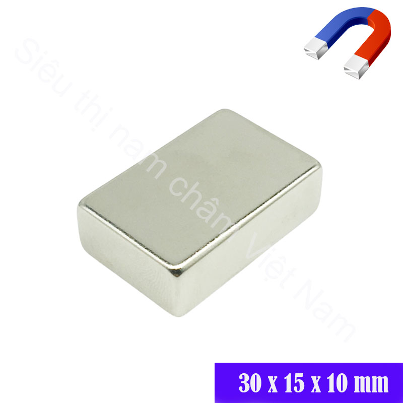 Combo 26 viên nam châm 30x15x10mm siêu từ tính