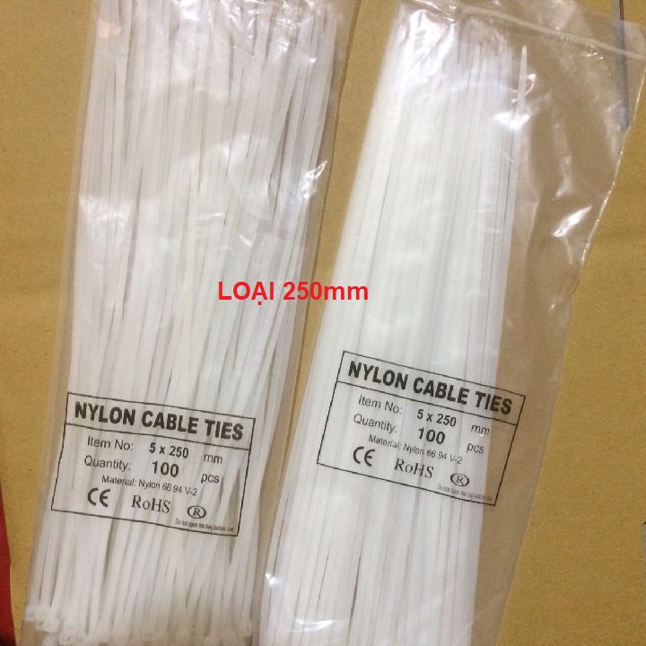 2 BỊCH CÙNG KÍCH THƯỚC. DÂY RÚT NHỰA được dùng để buộc thắt hoặc cố định các vật, cây cảnh và nhiều tiện ích khác.
