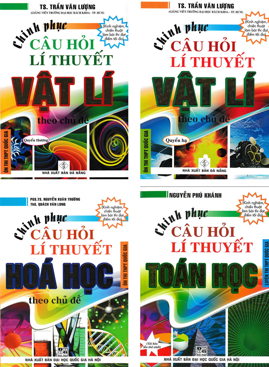 Combo chinh phục câu hỏi lý thuyết vật lí - hóa học - toán học theo chủ đề