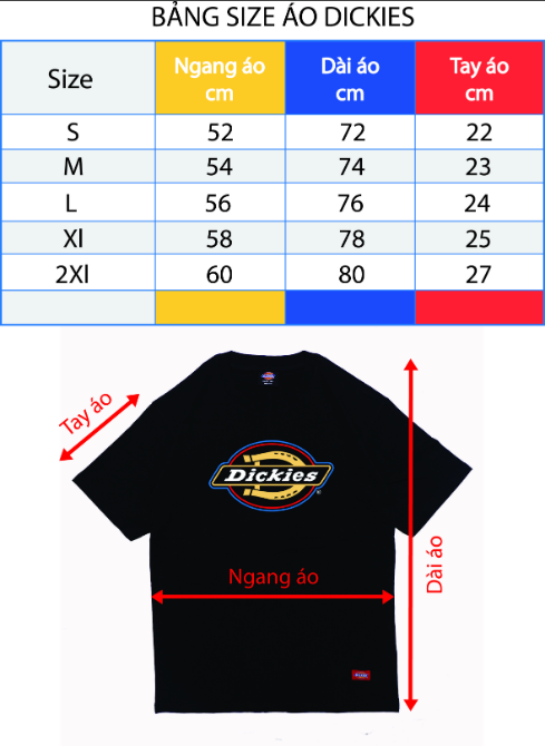Tshirt Dickies - Áo Thun Dickies Nam Nữ